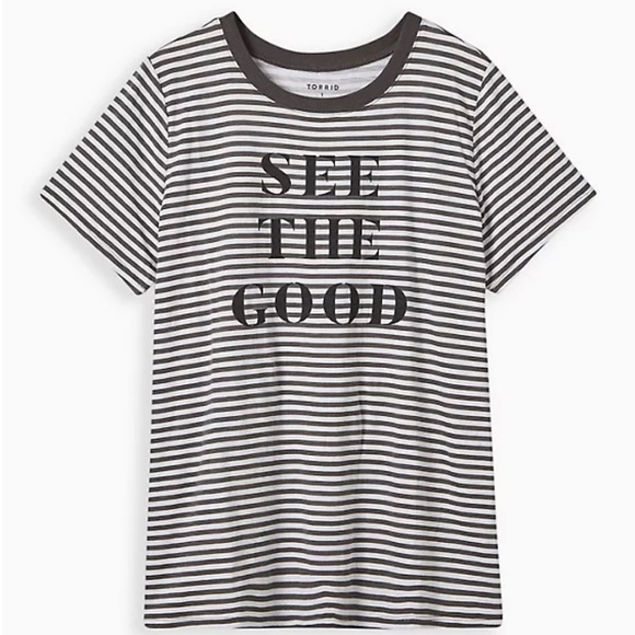 Torrid Super Soft slub Tee size 1 - Picture 3 of 4